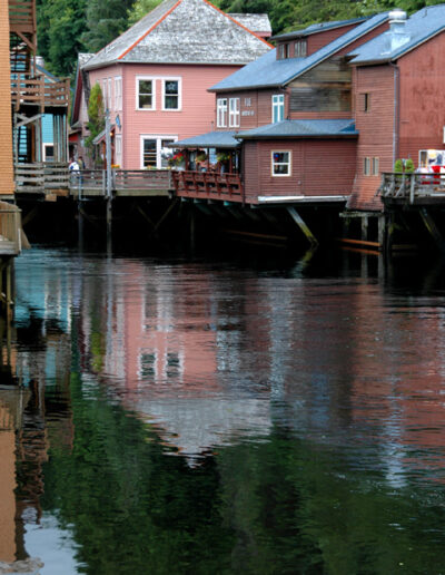 Houses on the Ketchikan River Two